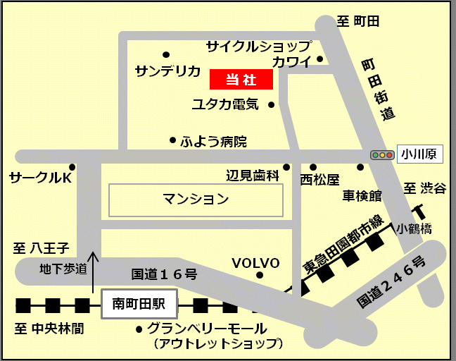 昭和メディカルサイエンス,地図案内